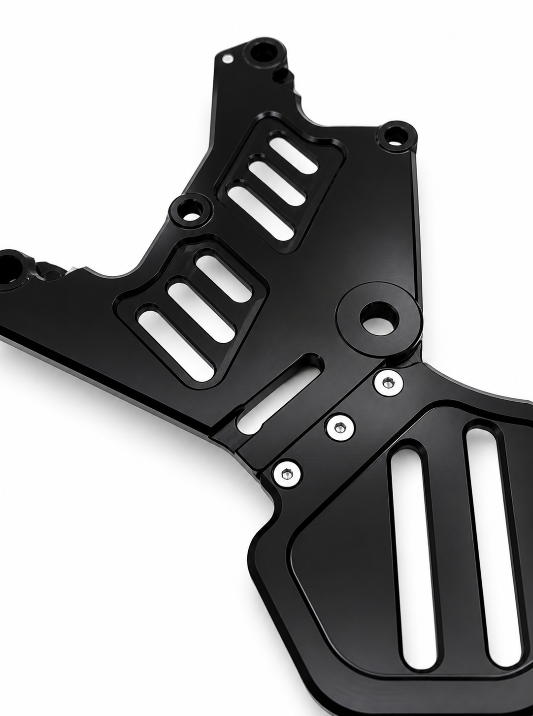 Soporte de pinza doble de E-Moto de metal con protector de disco