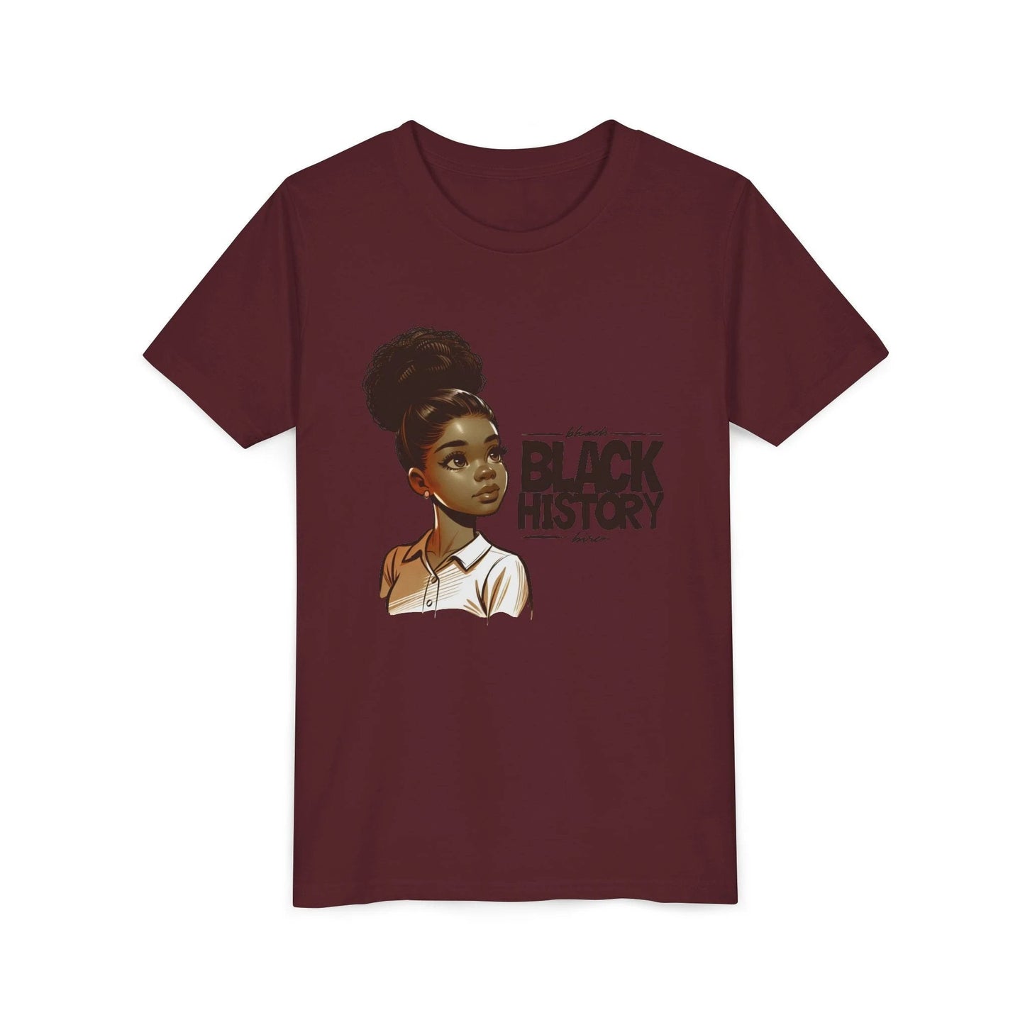 Youth Short Sleeve Tee for Black History Month, Celebrate Diversity, Kids' Education Shirt, Cultural Awareness Tee, Gift for Young Scholars