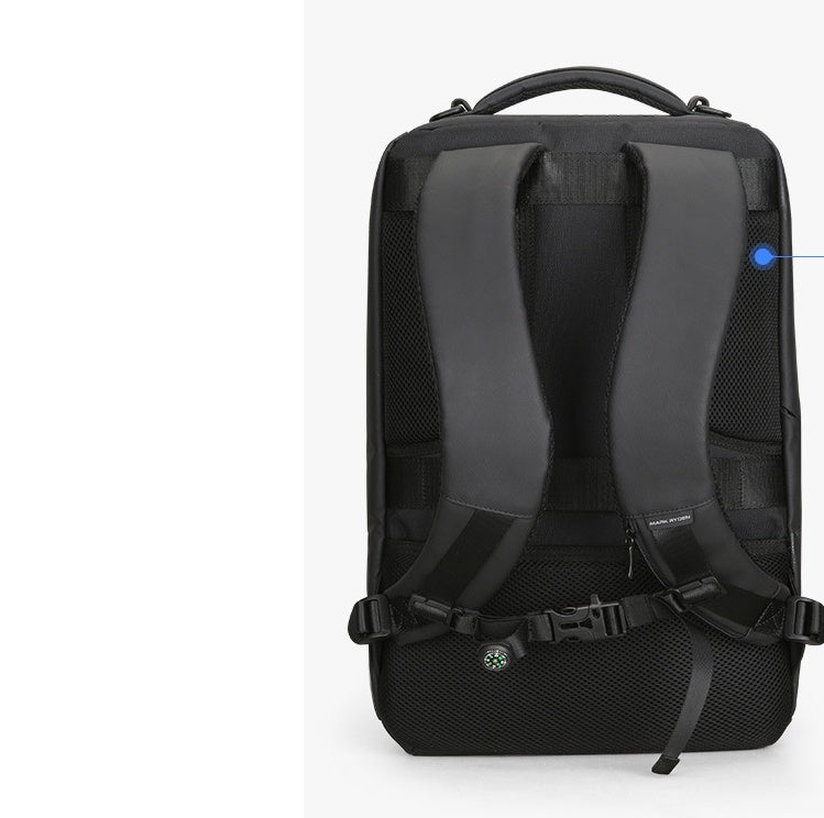 Streamlined Black Backpack