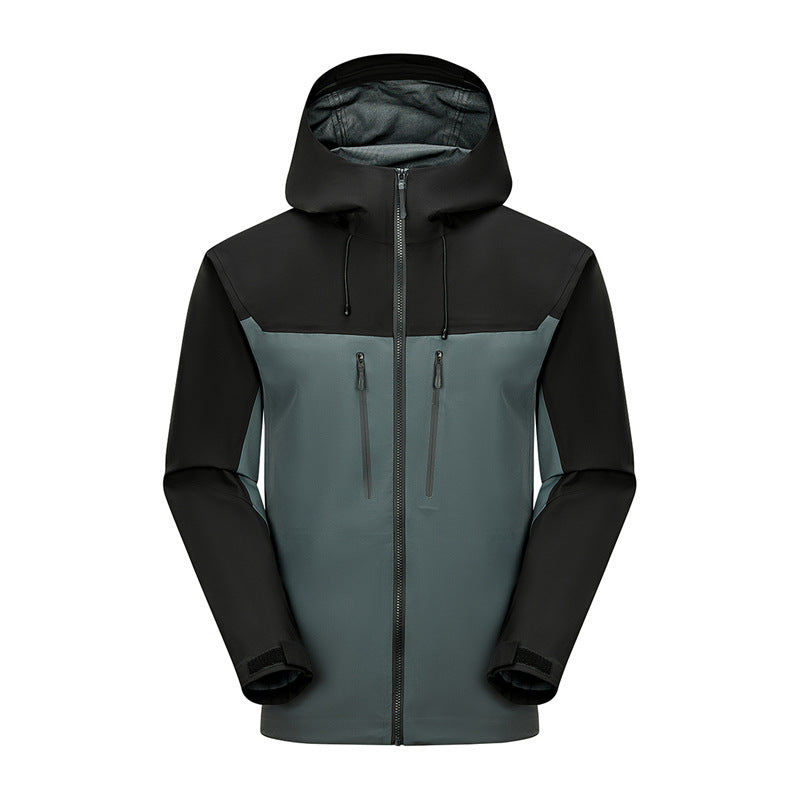 Chaqueta Impermeable Rígida Monocapa para Senderismo Unisex