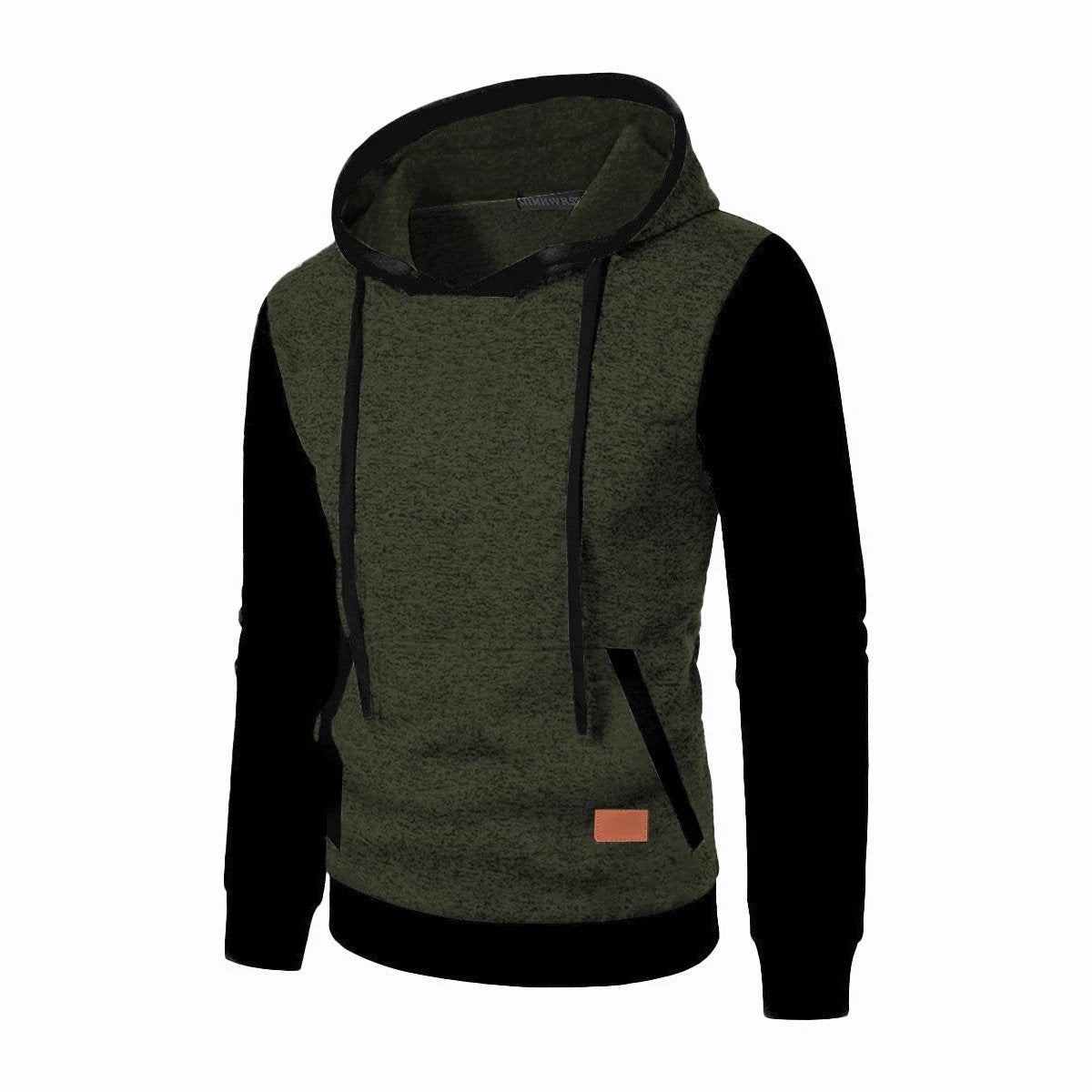 Men's Casual Jacquard Hooded Sweater