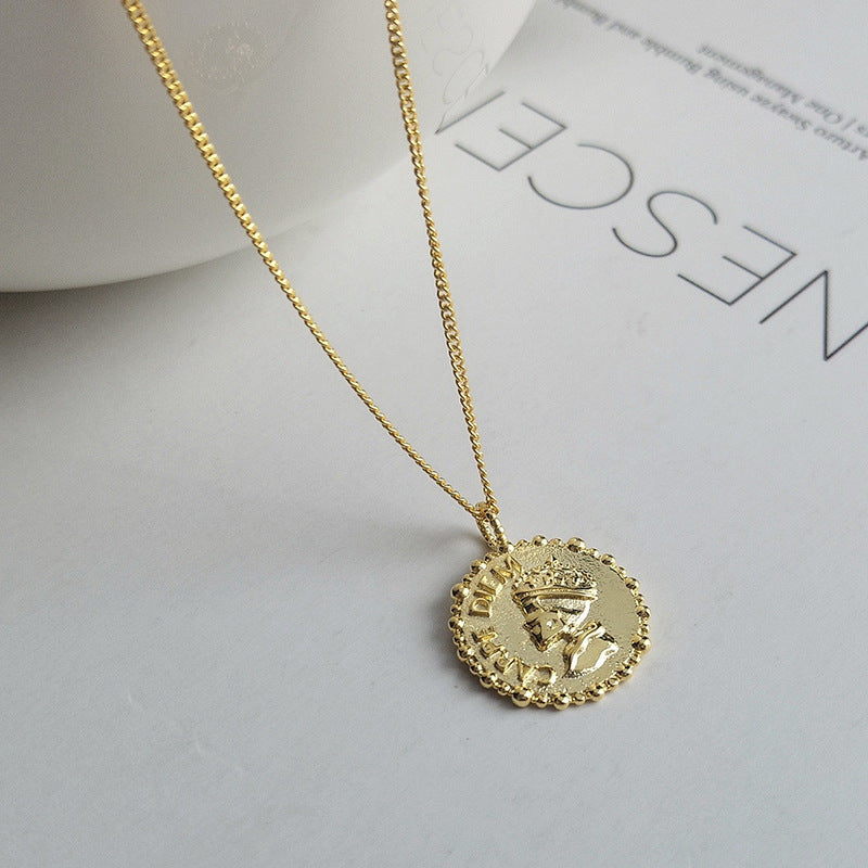 S925 sterling silver clavicle chain