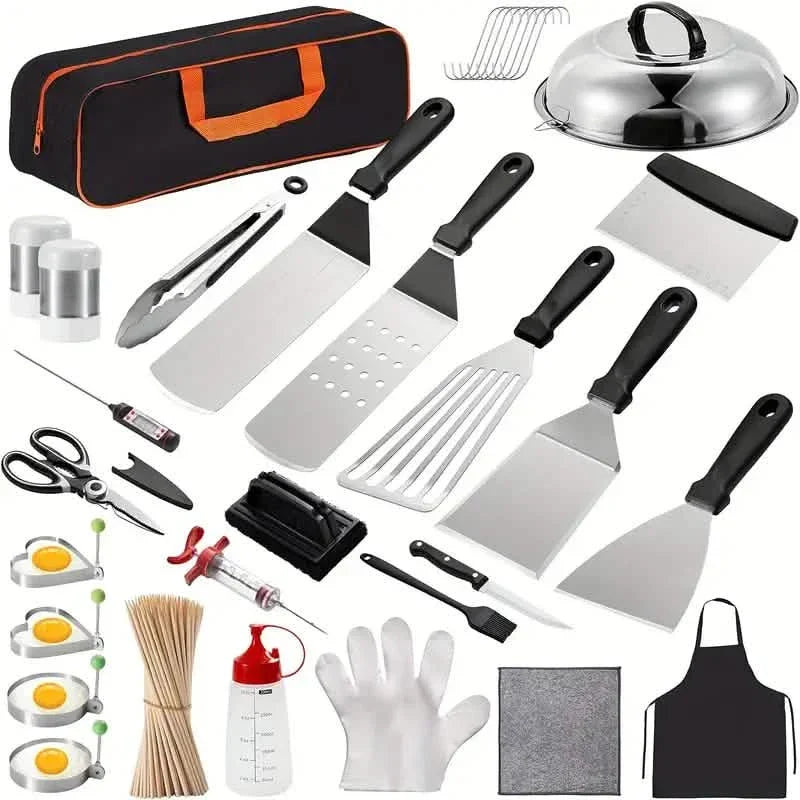 245-Piece Set: Griddle Spatula Kit with Storage Bag