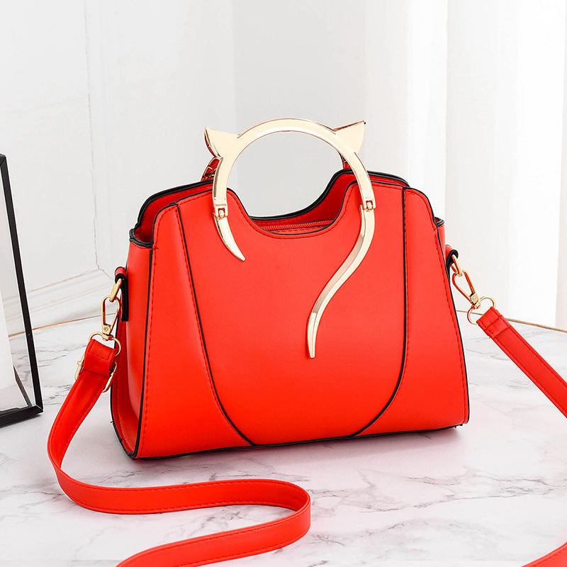 Women's Cat Ear Handle Messenger Bag