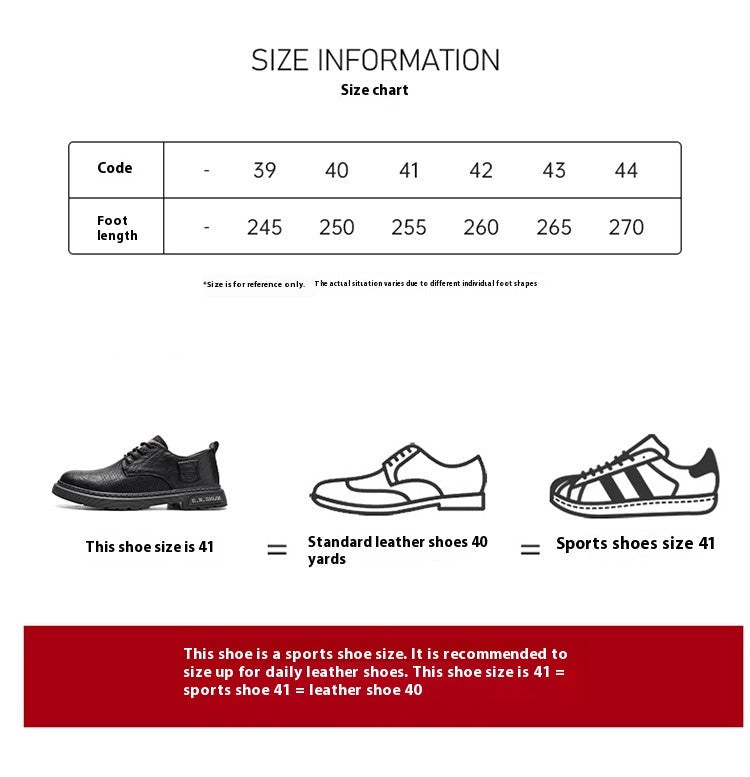 Men's Breathable Business Casual Shoes