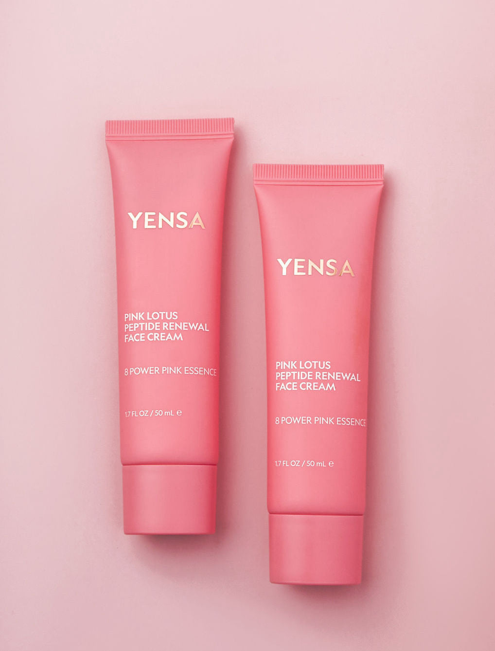 Crema facial renovadora con péptido de loto rosa