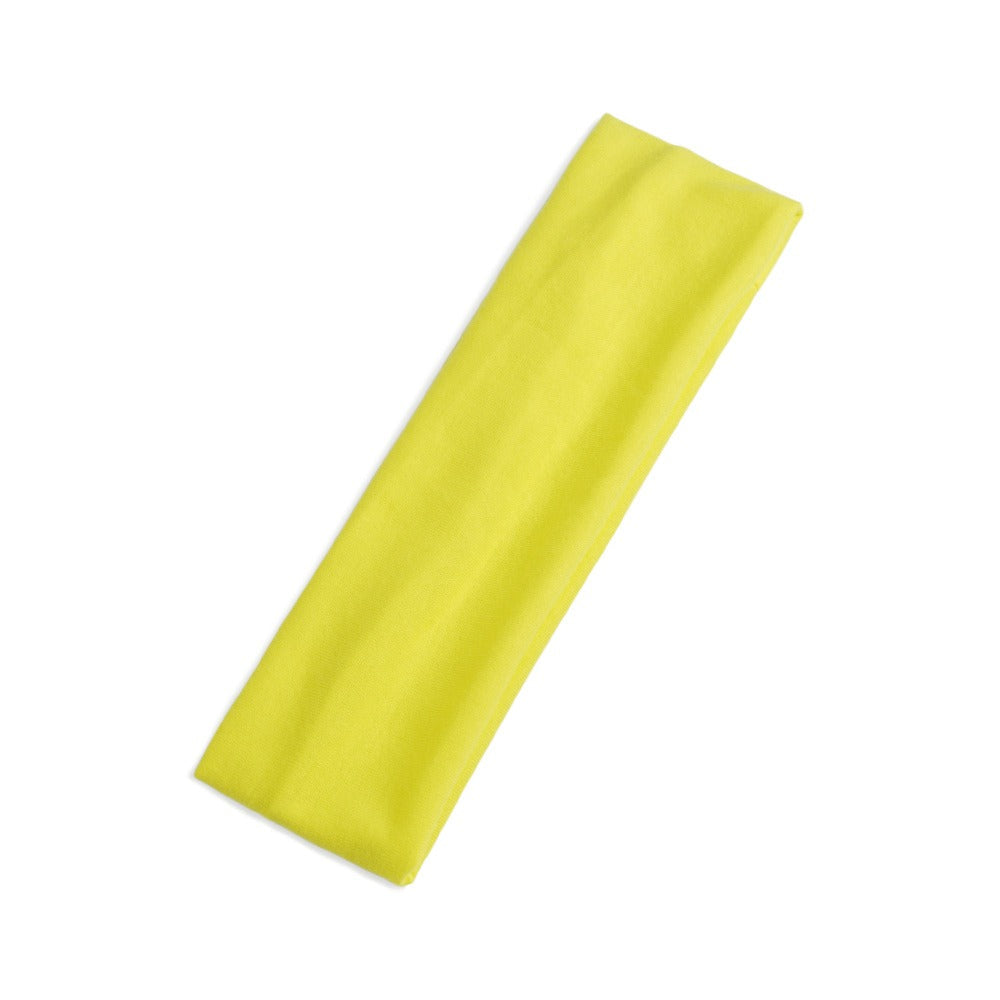 Simple Sports Headband Running Sports Anti Sweating Yoga Headband Unisex Solid Color Single Loop Headband