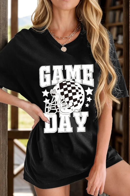 Camiseta de manga corta y cuello redondo GAME DAY