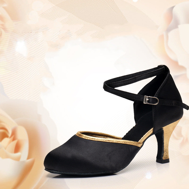 Women's Hollow Breathable Square Dance Shoes