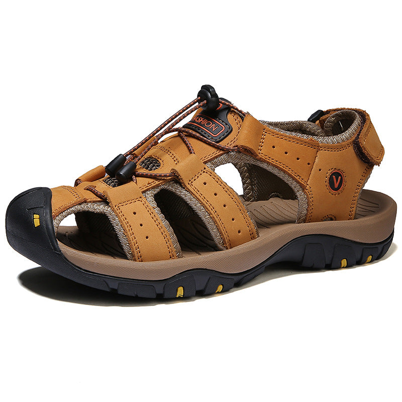 Men's Outdoor Leather Sports Sandals