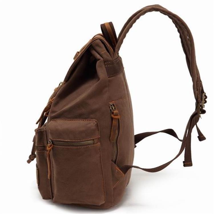 Canvas Backpack 15.6 Inches Large Capacity