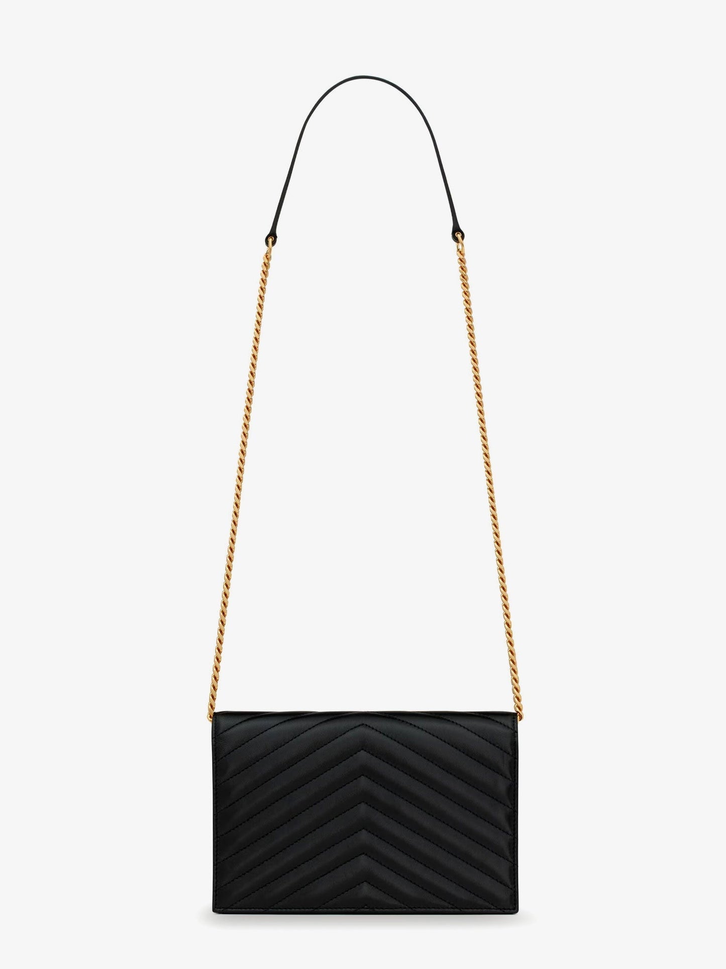 Saint Laurent Women Envelope Matelasse Lather Shoulder Bag