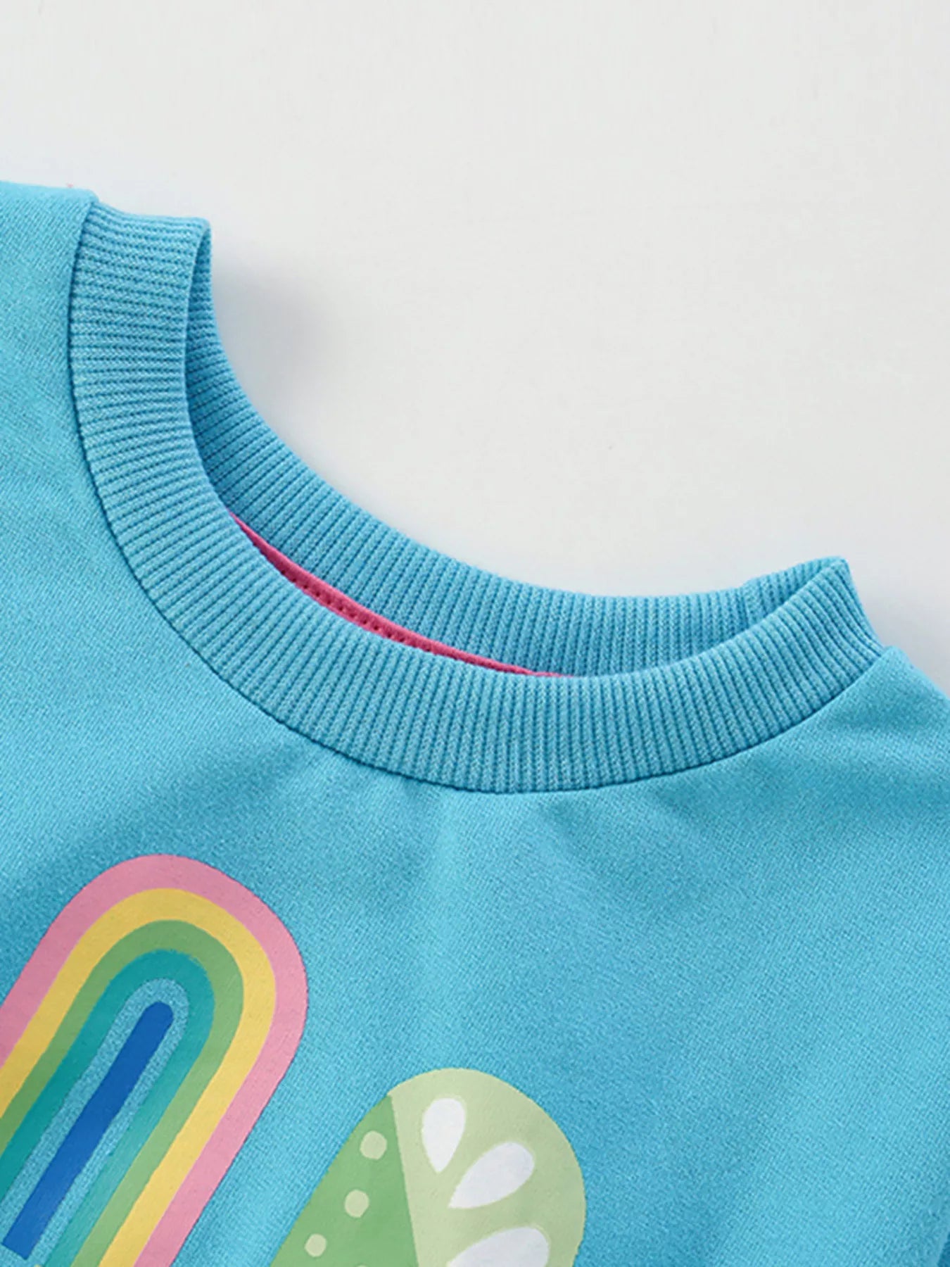 Toddler Girls Ice Cream Graphic Round Neck Sweatshirt