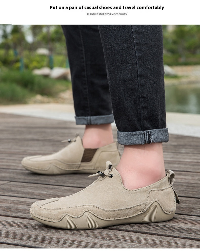Men's Leather Casual Flats