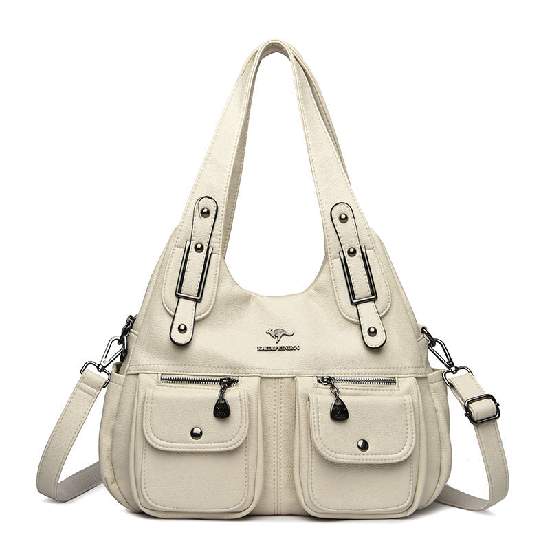 Solid Color Crossbody Travel Bag