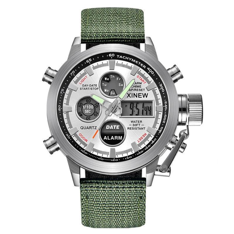 Men's Fashion Belt Multi-functional Watch
