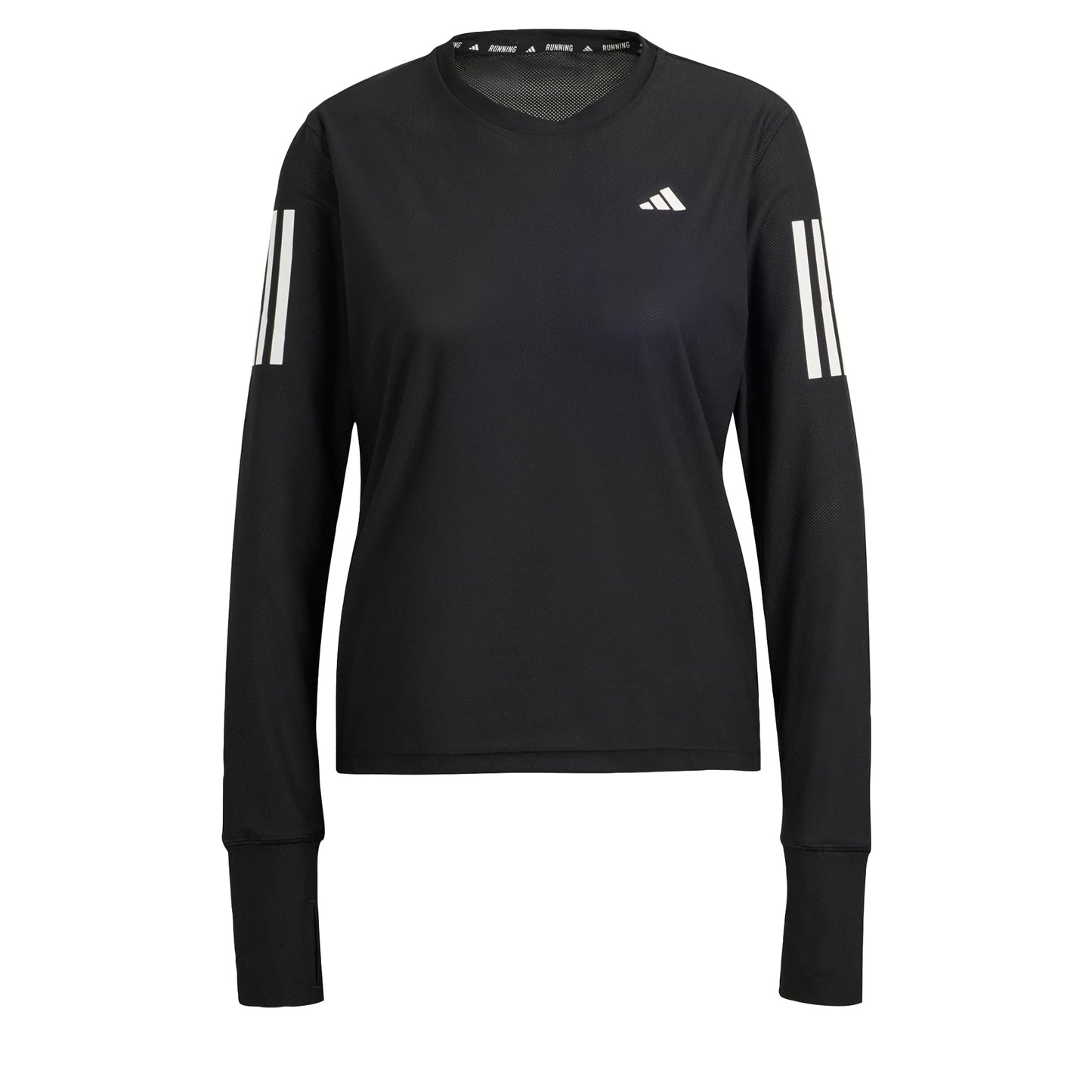 adidas Womens Own The Run Long Sleeve T-Shirt Black