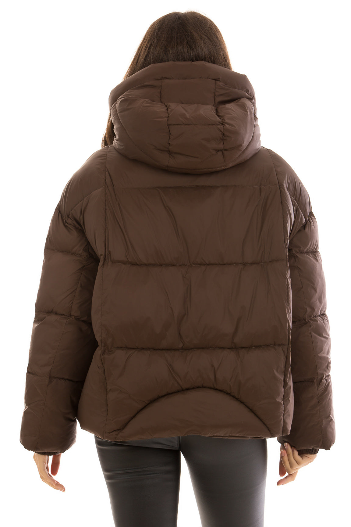 Chaqueta Bio-Down Aislante de Chocolate Oscuro