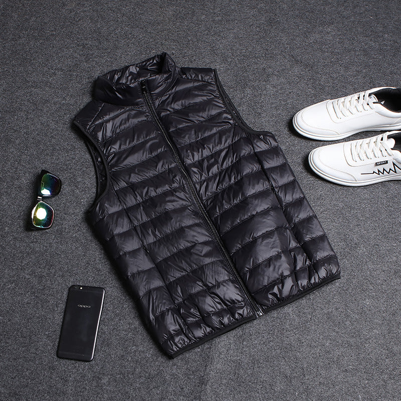 Men's Lightweight Cotton-Padded Jacket with Hood