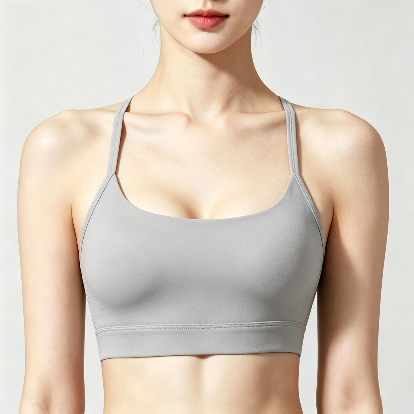 Thin-strap Fitness Bra High Elasticity Running Shock Proof Yoga Vest