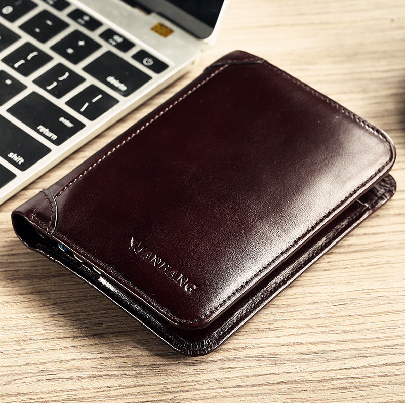 Men's Short Leather Wallet