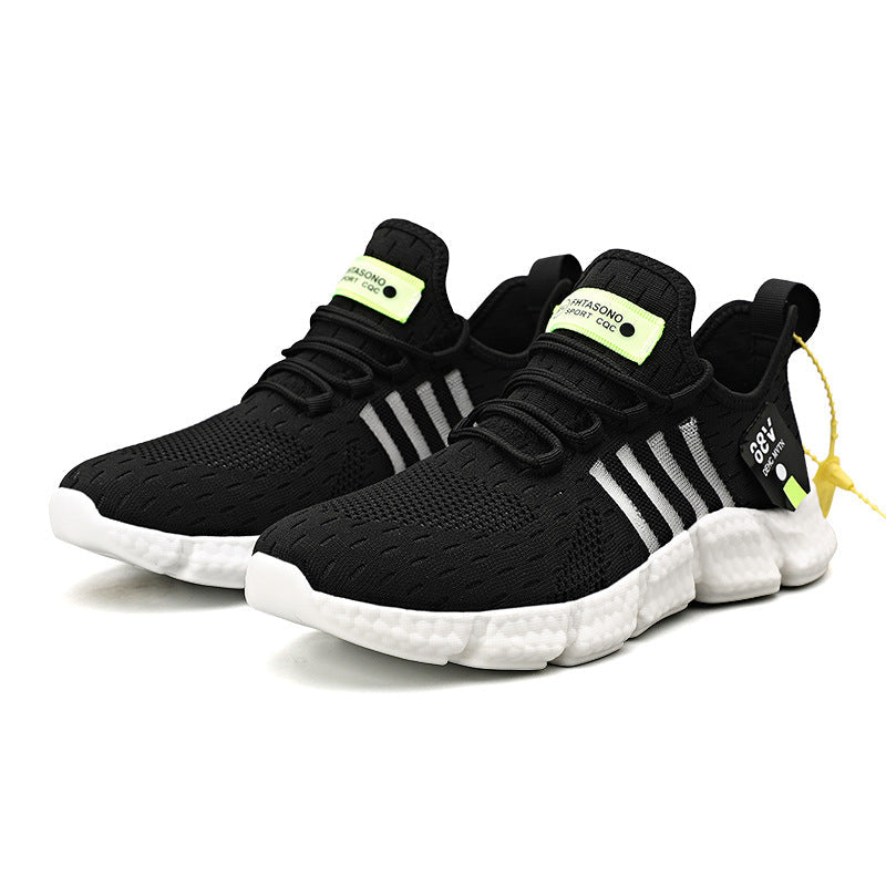 Canvas breathable running shoes