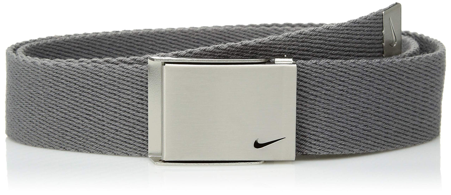 Nike Boys Big Single Web Belt Light Charcoal One Size