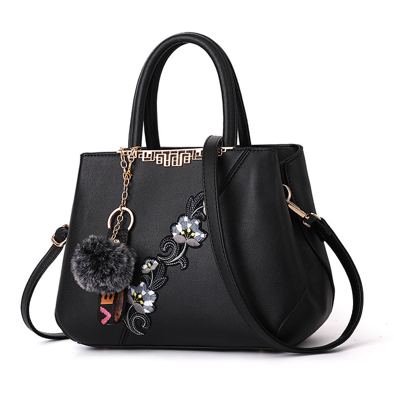 Women's Contrasting Color Handbag