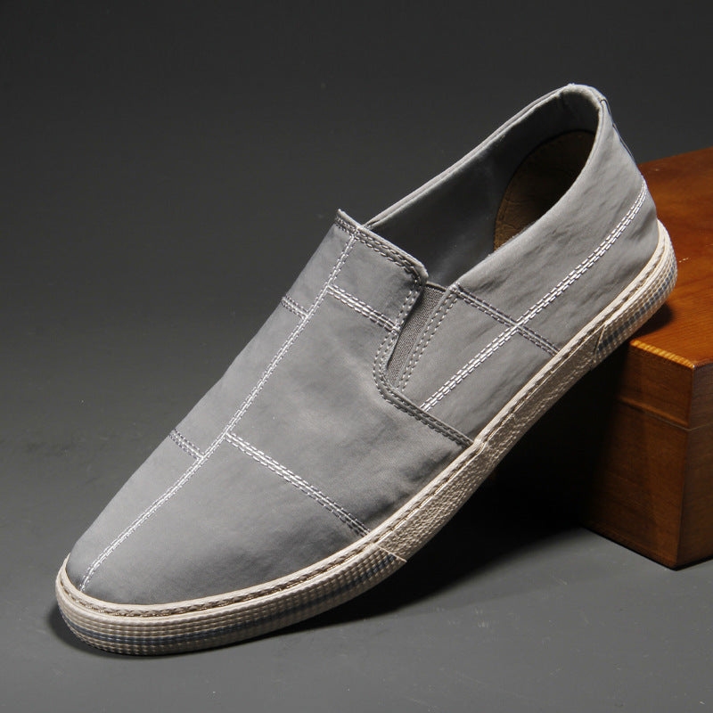 Men's Slip-on Canvas Shoes Low-top Shoes