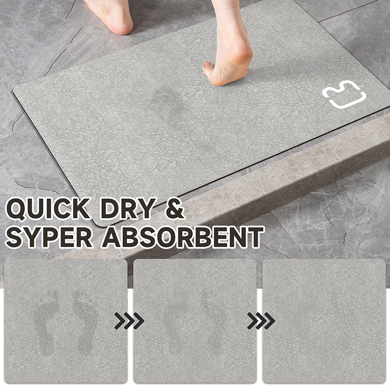 New Diatomaceous Earth Non-slip Bathroom Floor Mat