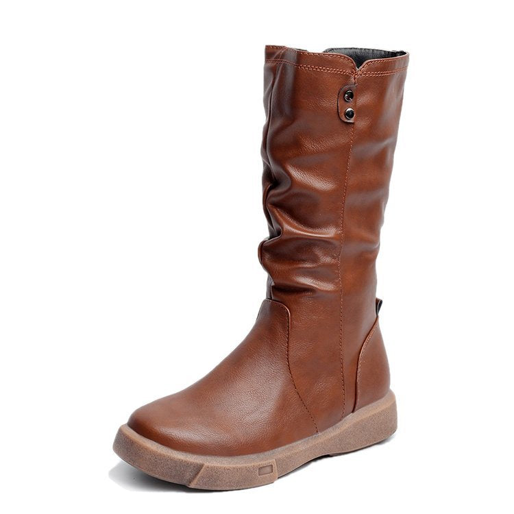 Women's All-Match Non-Slip Middle Boots