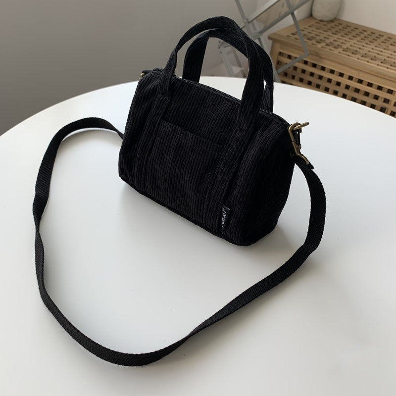 Mini Corduroy Travel Bag