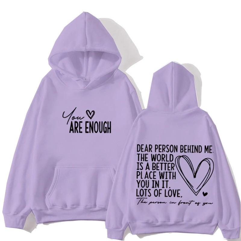 Men's "You Are Enough" Hoodies