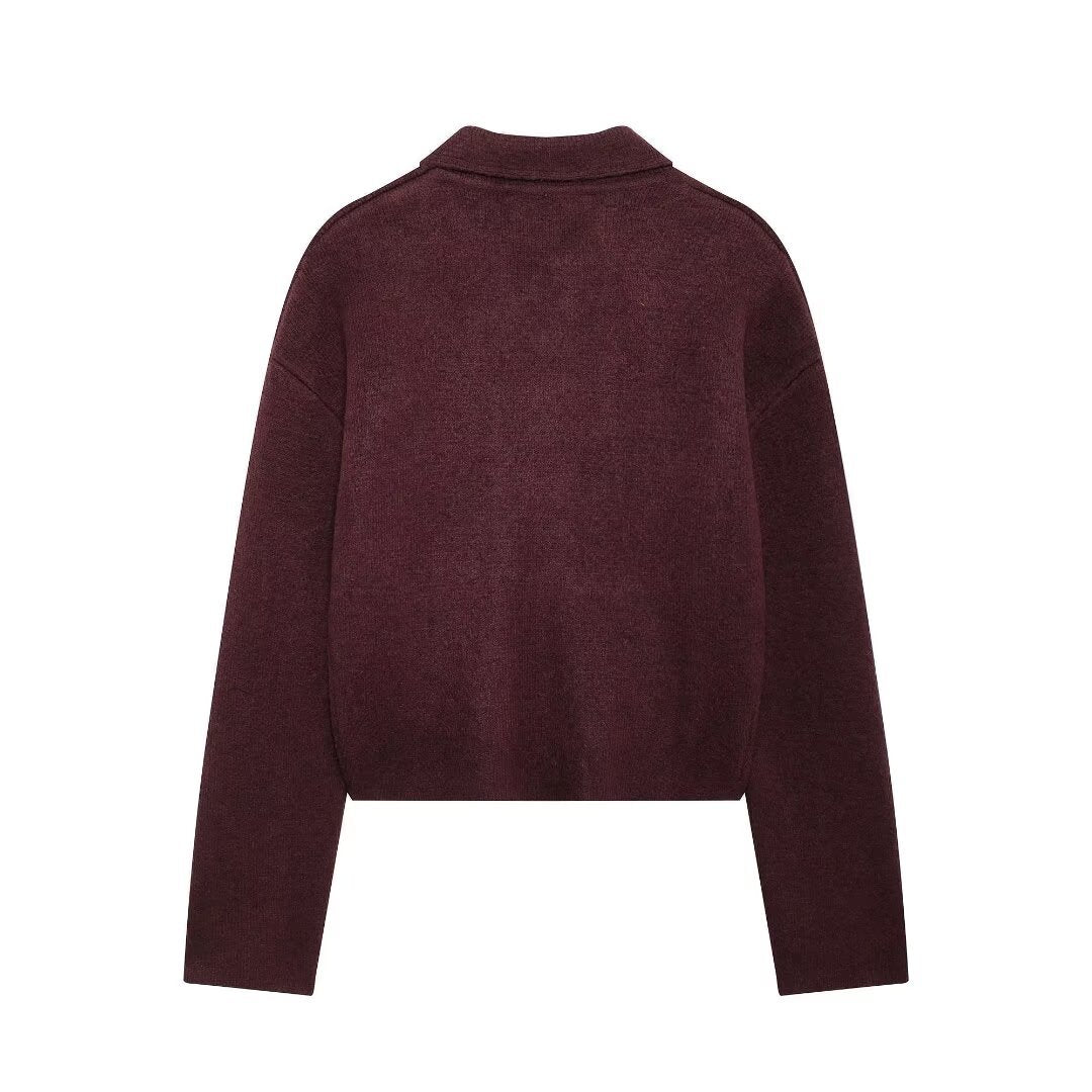 Plain Stitch Bomber Jacket Outer Women's Clothing