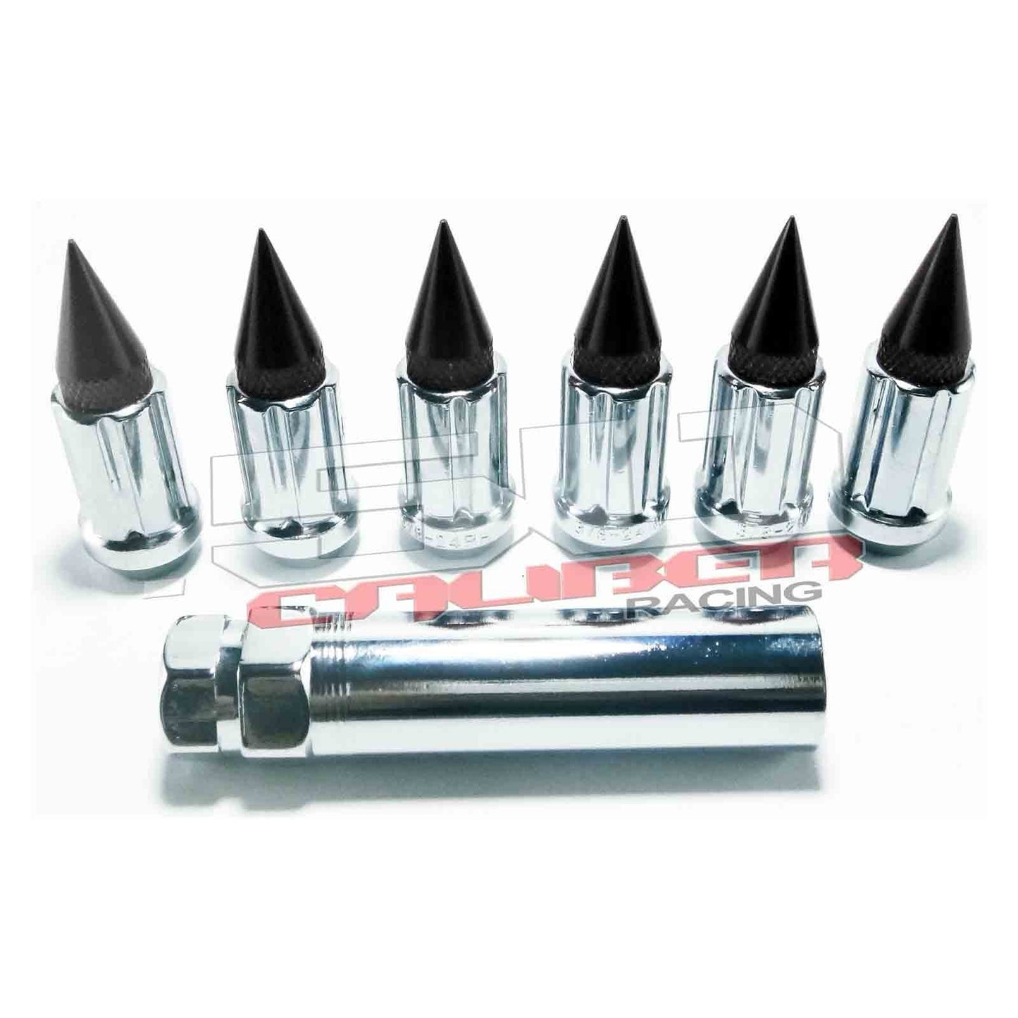 12 x 1.25 mm Chrome Spiked Lug Nuts - 16 Pack