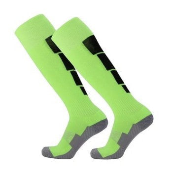 Men's Training Socks Thickeneded Towel Bottom Cushioning Comfortable Pvc Dispensing Non-Slip Socks Sweat-Absorbent Breathable Mid-Calf Football Socks