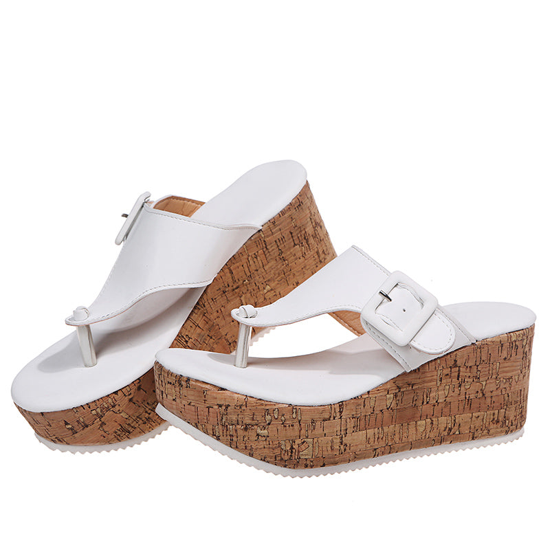 Women's Fashion Wedge Buckle Sandals