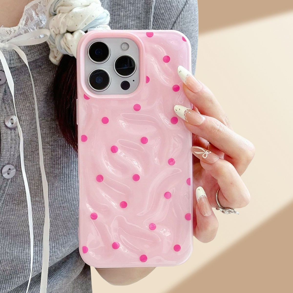 Meteorite-patterned Phone Case Soft Silicone Case Fashionable And Minimalist Style