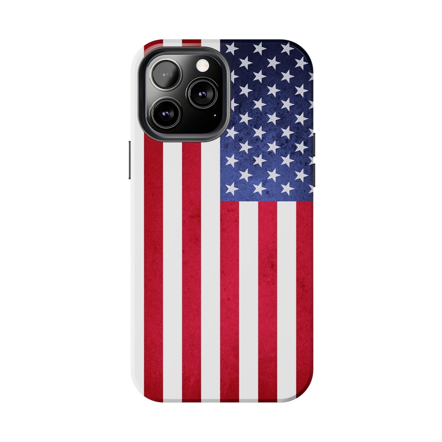 USA Flag Printed Tough Phone Cases