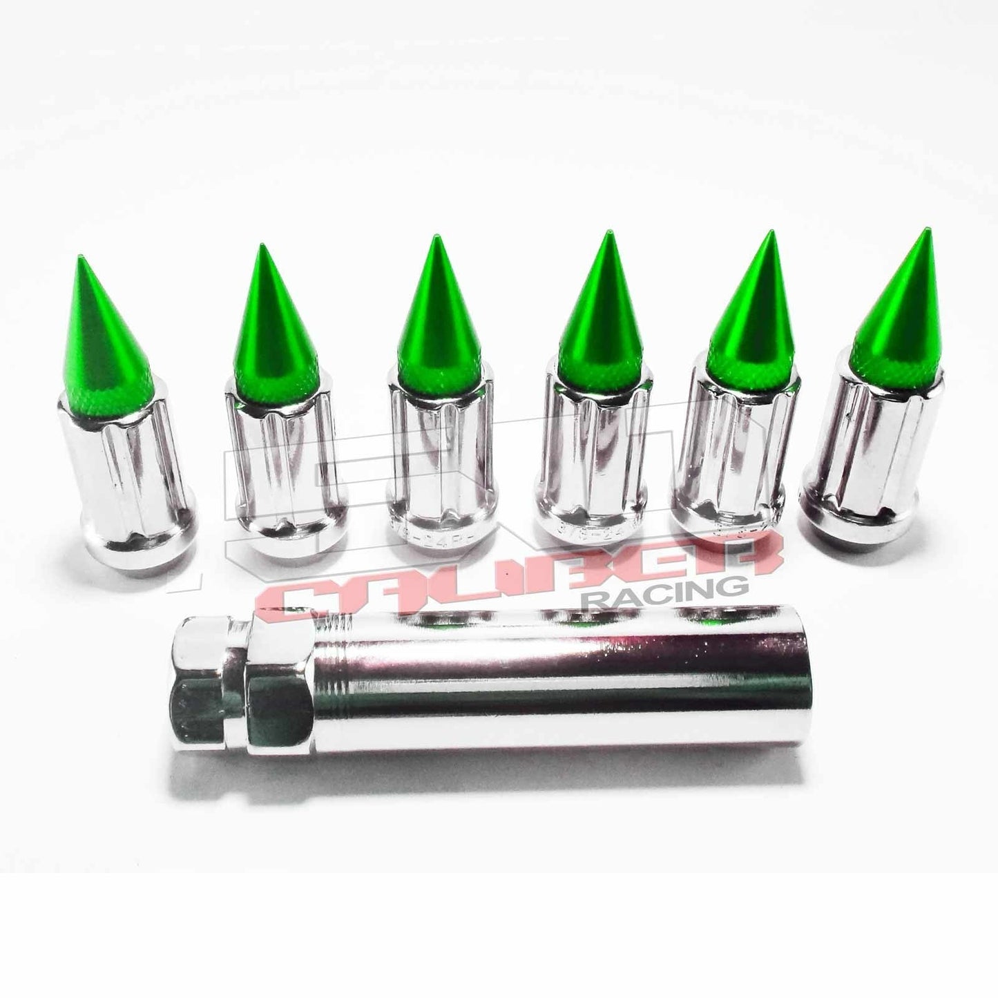 12 x 1.25 mm Chrome Spiked Lug Nuts - 16 Pack