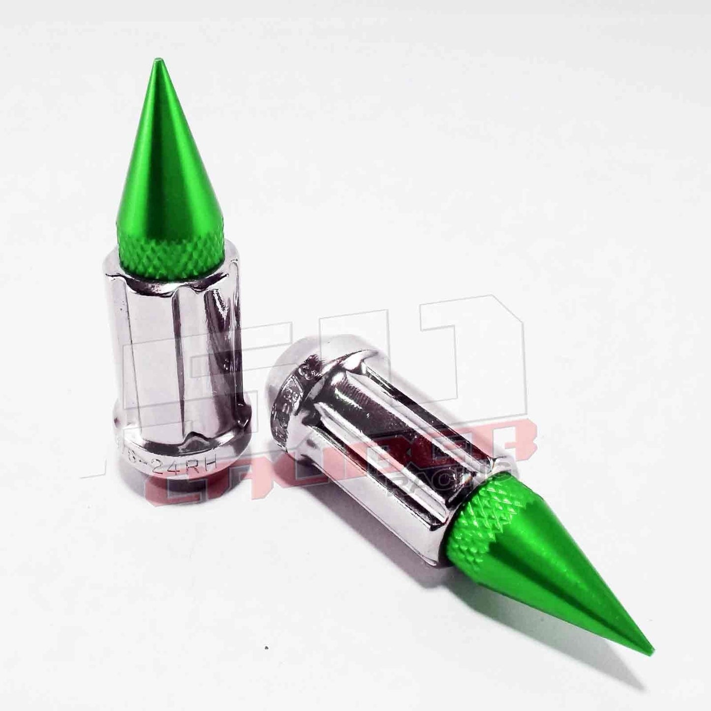 12 x 1.25 mm Chrome Spiked Lug Nuts - 16 Pack