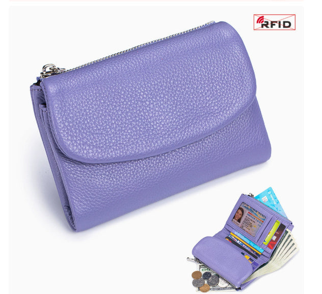 Women's Short Wallet with Soft Slouchy Shape