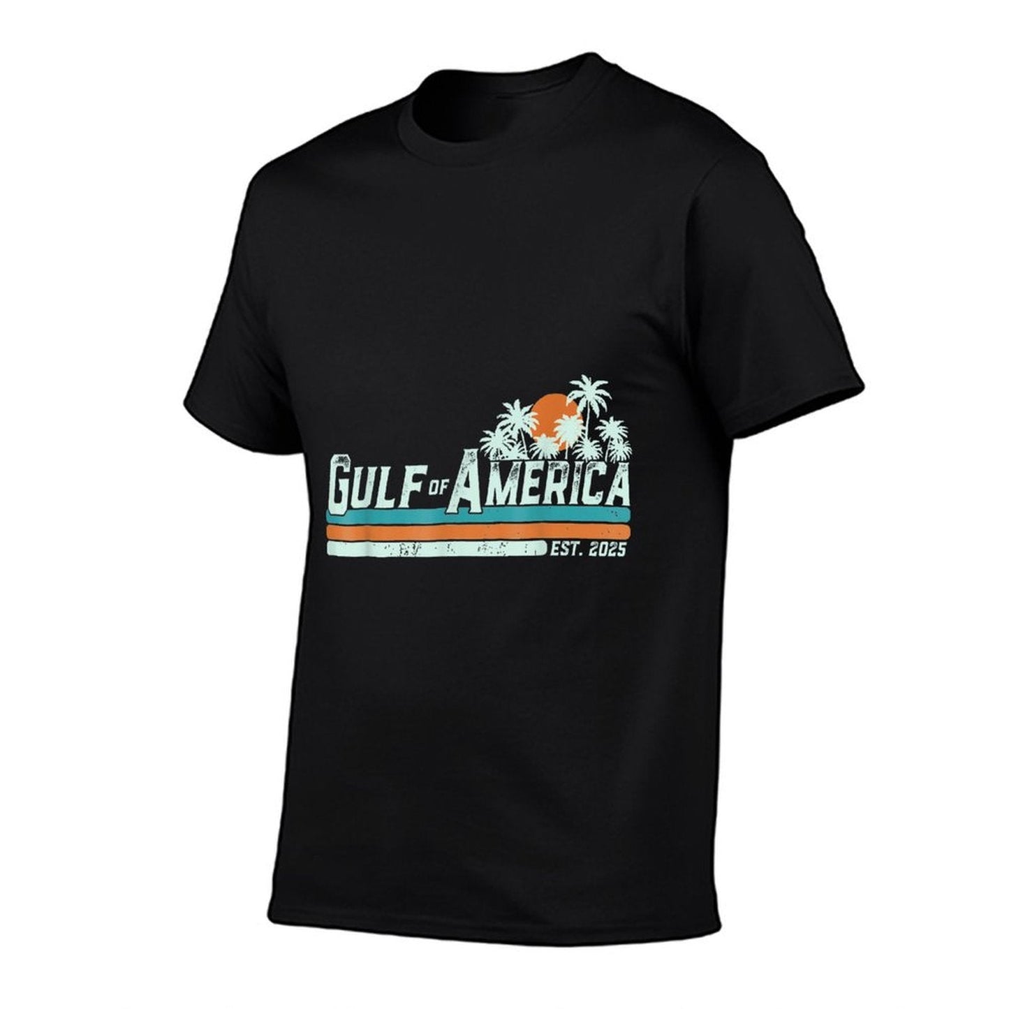 Retro Gulf Of US America 2025 American Flag Gulf Mexico Classic T-Shirt