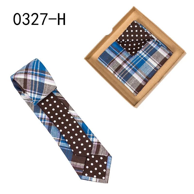 Men's Floral Print Tie and Pocket Square