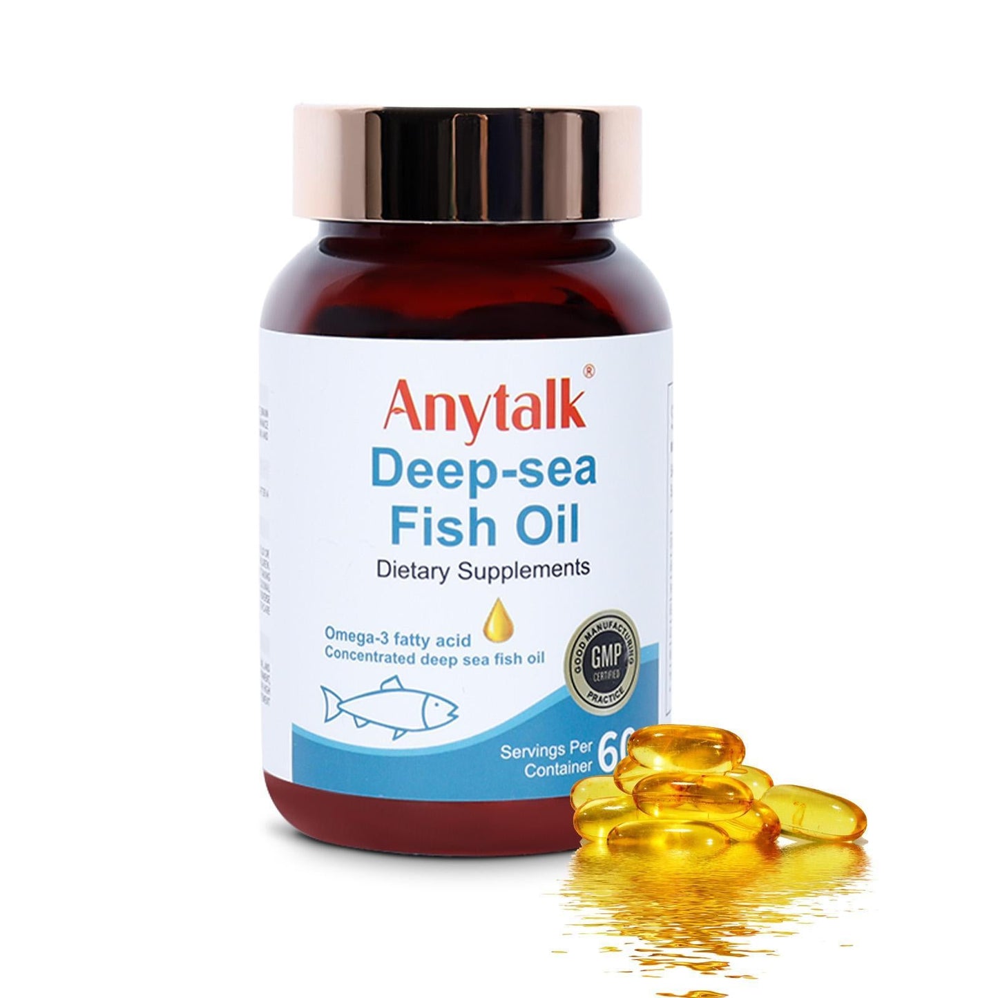 Mason Natural Omega 3 Fish Oil Softgels Dietary Supplement Supports Heart, Eye, Brain And Joint Health