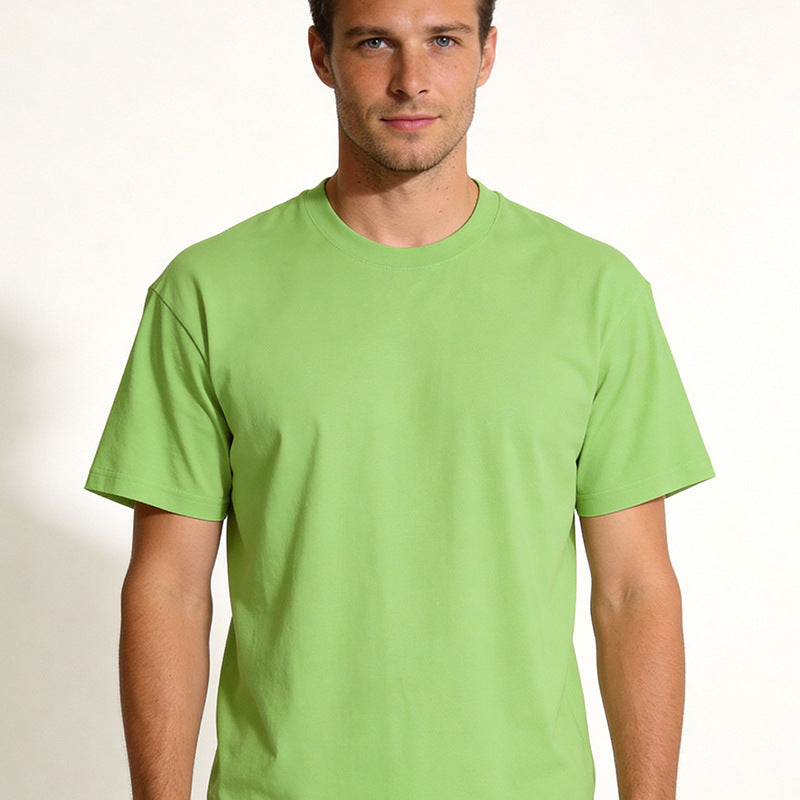 Cotton T-shirt ColorfulUnisexSolid Color