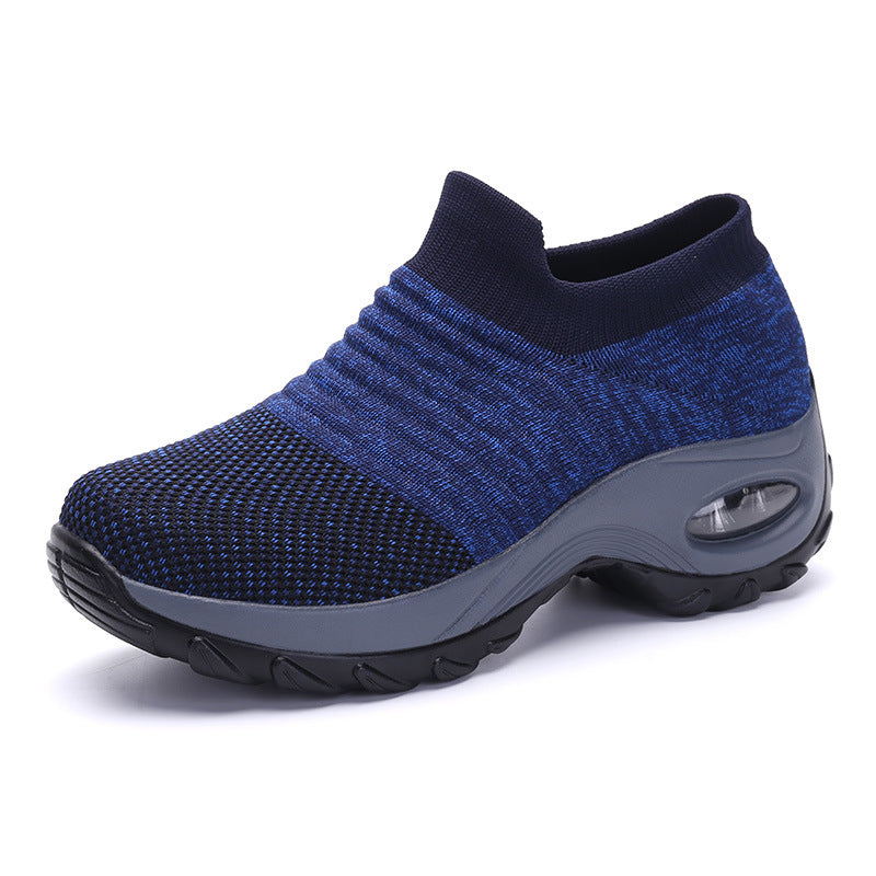 Spring Travel Casual Height-Boosting Air-Cushioned Outdoor Soft-Soled Sneakers