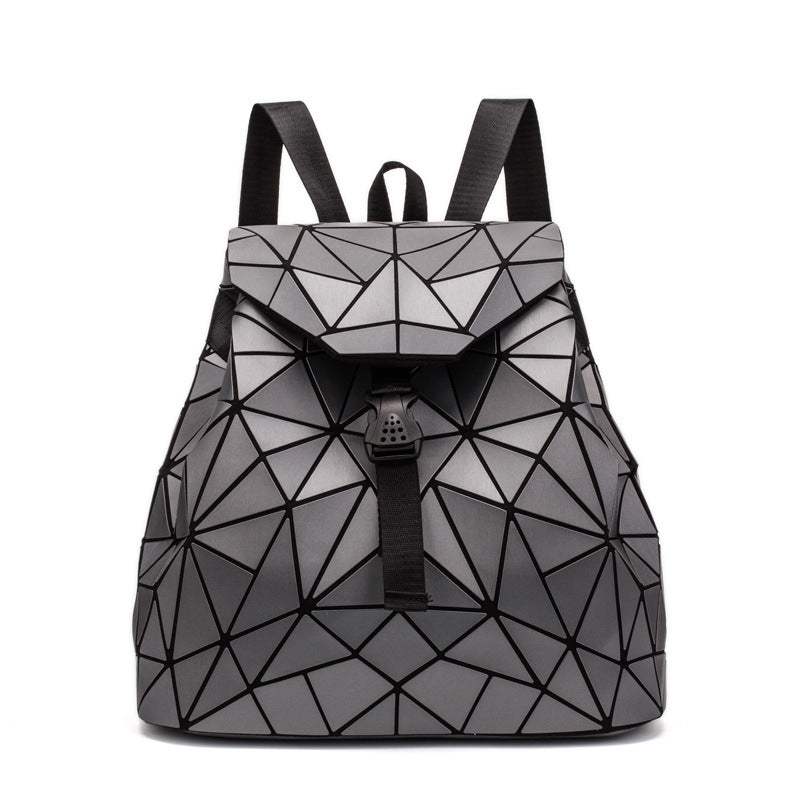 Ladies Fashion Geometric Backpack See size chart under “more details”
