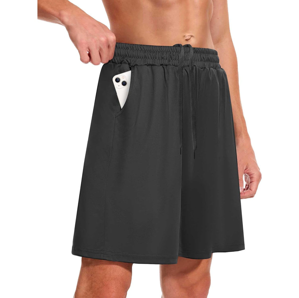 Men's Summer Outdoor Loose-Fitting Quick-Dry Breathable Pocket Casual Basketball Running Fitness Shorts