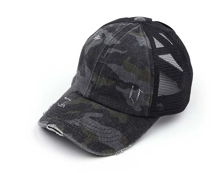 Gorras de cola de caballo cruzadas CC